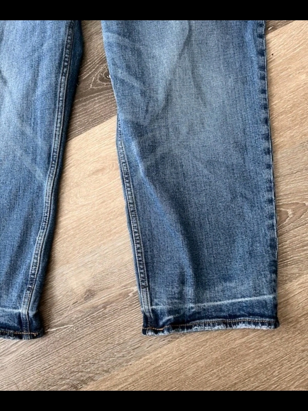 Abercrombie & Fitch Womens Denim Ankle Straight Ultra High Rise Size 37/24R - Picture 4 of 5
